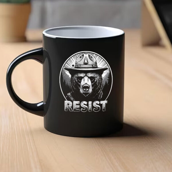 Bear National Park Protest Resist Mug, Protect Our National Parks Mug