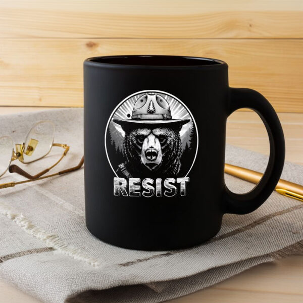 Bear National Park Protest Resist Mug, Protect Our National Parks Mug