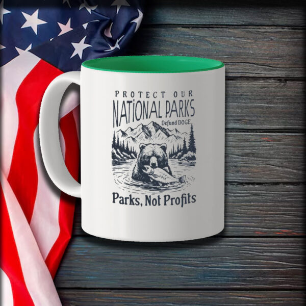 Custom Support National Parks Mug, Subtle Anti Trump Mug