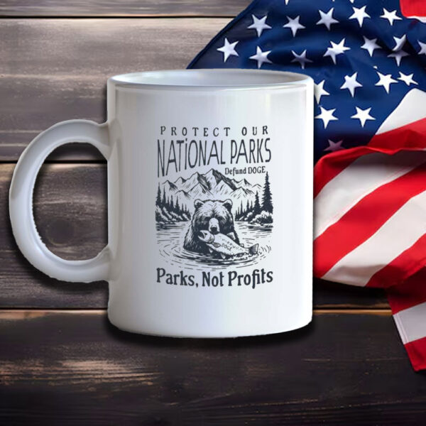 Custom Support National Parks Mug, Subtle Anti Trump Mug