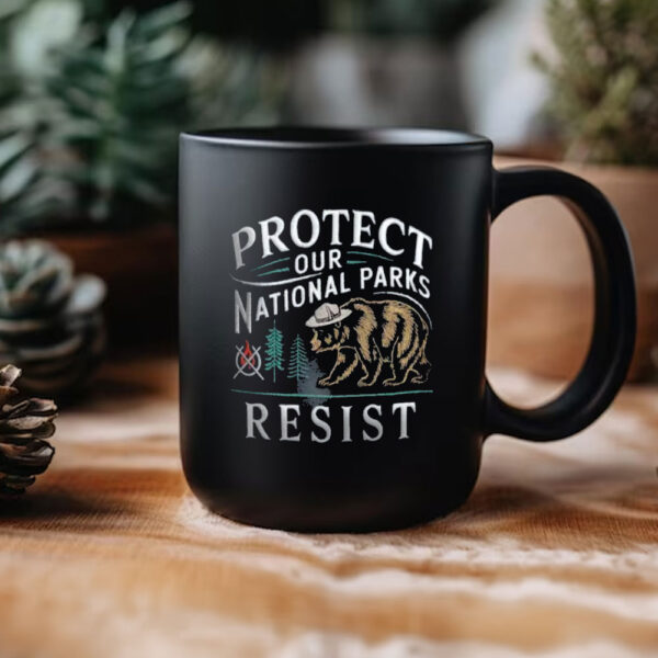 Embroidered protect National Parks Mug