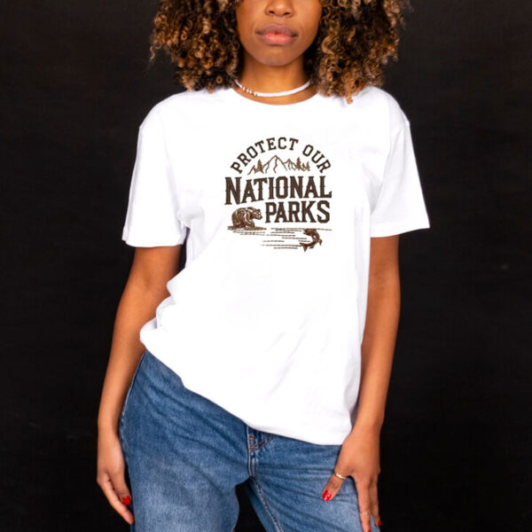 Embroidered protect our National Parks Shirt, Gift for Hikers, Nature Lovers Shirt