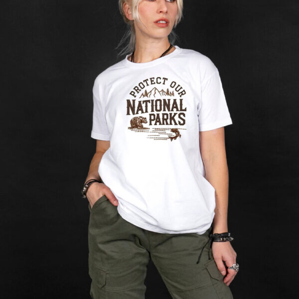 Embroidered protect our National Parks Shirt, Gift for Hikers, Nature Lovers Shirt