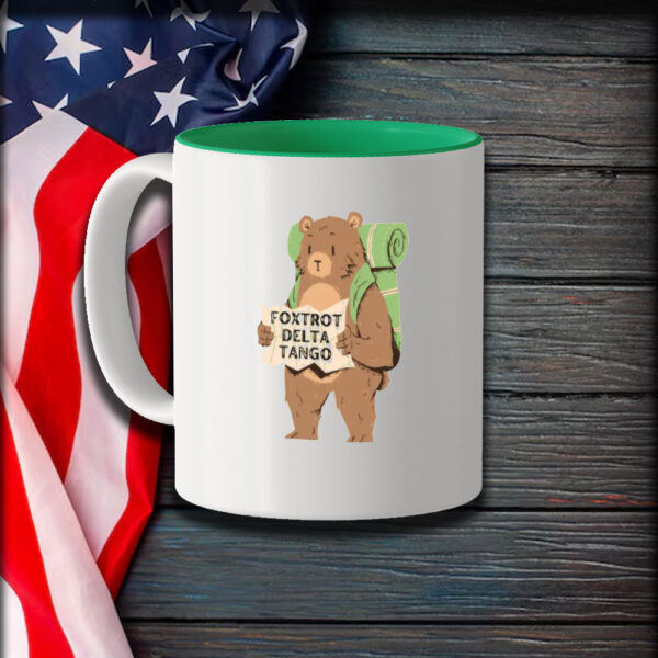 FDT Resist Bear Mug, Foxtrot Delta Tango anti Trump Mug