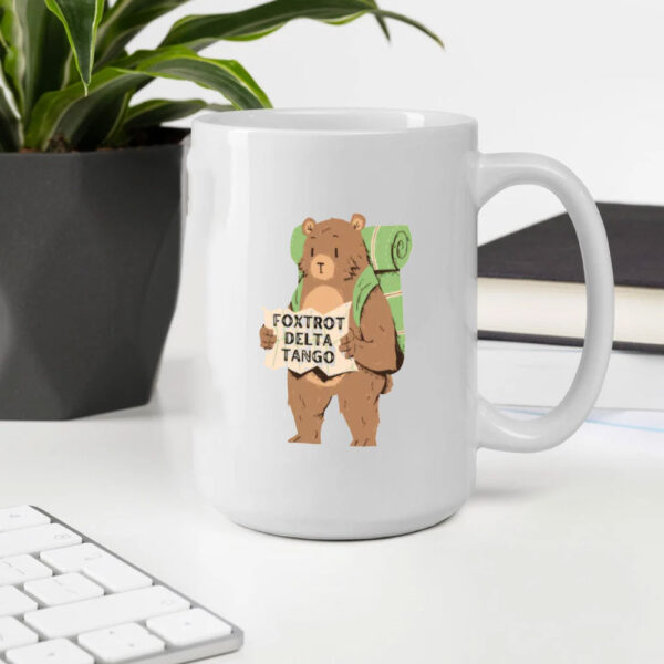 FDT Resist Bear Mug, Foxtrot Delta Tango anti Trump Mug