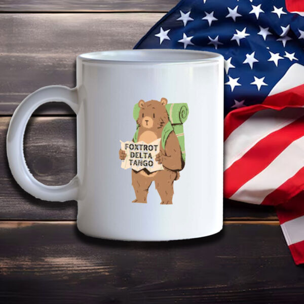 FDT Resist Bear Mug, Foxtrot Delta Tango anti Trump Mug