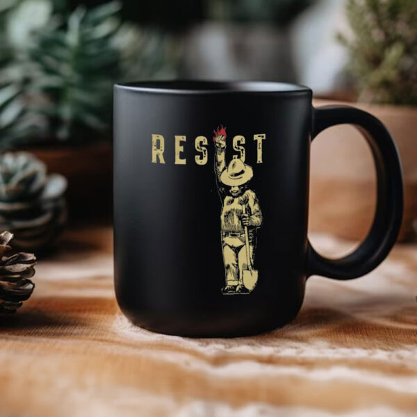 I Stand With The NPS, Smokey the Bear Resist Mug