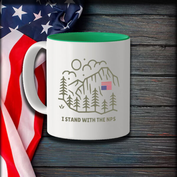 I Stand with the NPS Mug National Park Service Mug Support Our National Parks Mug