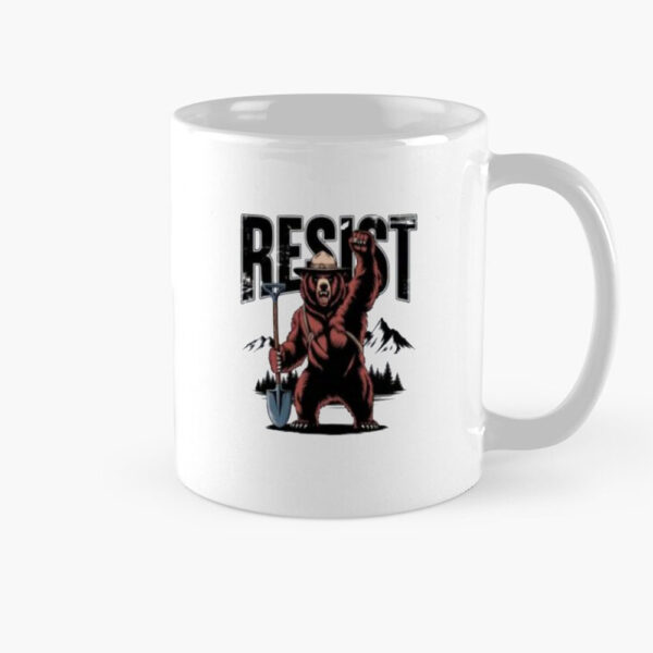 National Park Protest Shirt Retro Forest Service Mug Resist Bear Mug