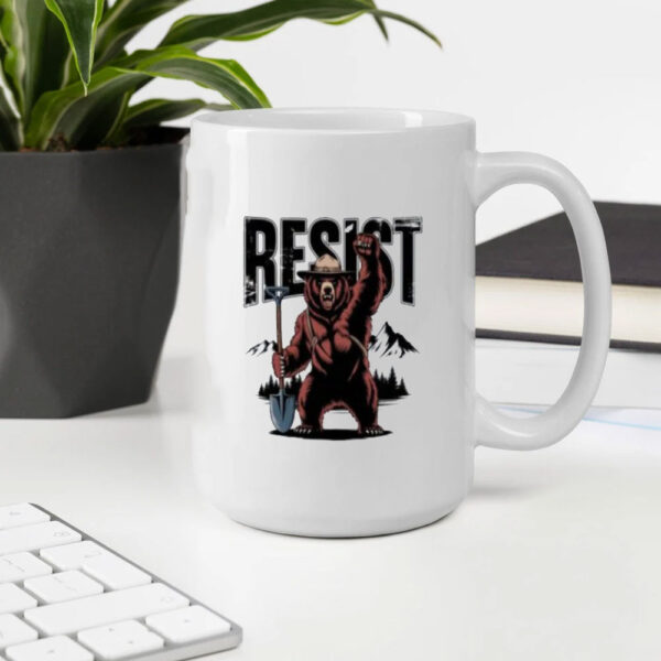 National Park Protest Shirt Retro Forest Service Mug Resist Bear Mug