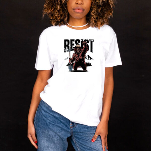 National Park Protest Shirt Retro Forest Service Shirt Resist Bear T-Shirt