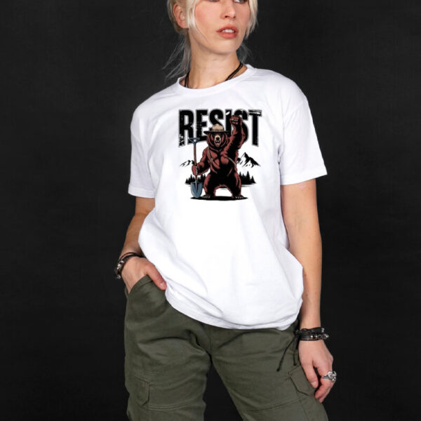 National Park Protest Shirt Retro Forest Service Shirt Resist Bear T-Shirt