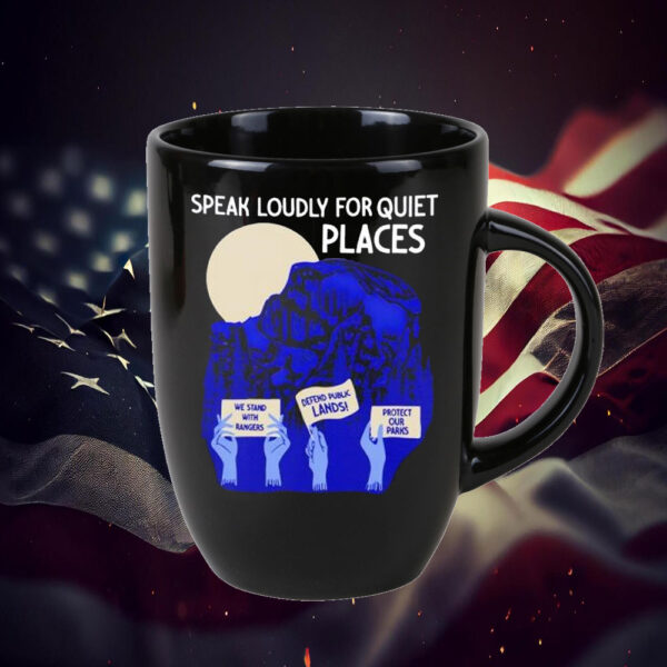 National park after dark protect our parks speak loudly for quiet places Mug