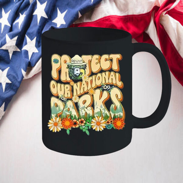 Official Resist Bear Protect Our National Parks 2025 Mug