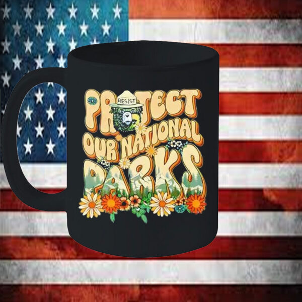 Official Resist Bear Protect Our National Parks 2025 Mug