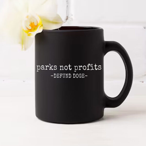 Parks Not Profits Defund Doge Mug