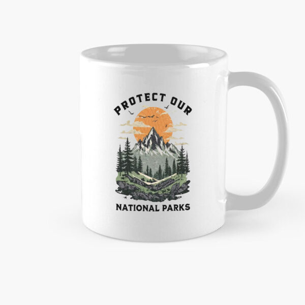 Protect Our National Parks, Anti-Trump, Vintage Support National Parks Mug