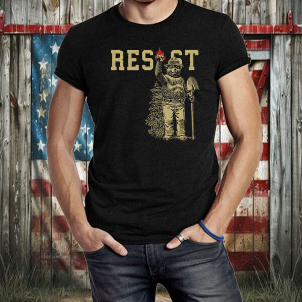 Protect Our National Parks Defund Doge Parks Not Profits, Resist Save Our Parks Bear T-Shirt