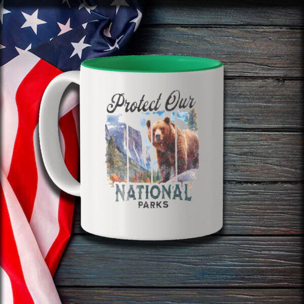 Protect Our National Parks Mug, Parks Over Profit Mug