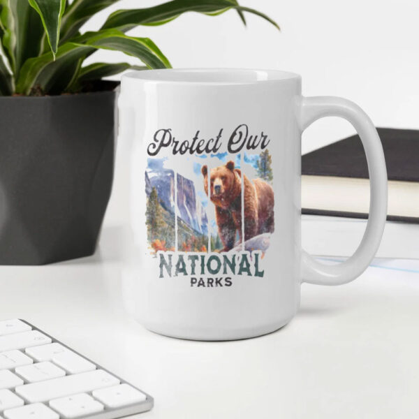 Protect Our National Parks Mug, Parks Over Profit Mug