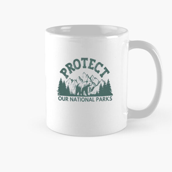 Protect Our National Parks Mug, Save Wildlife and Public Lands, Eco Activism Resist Mug