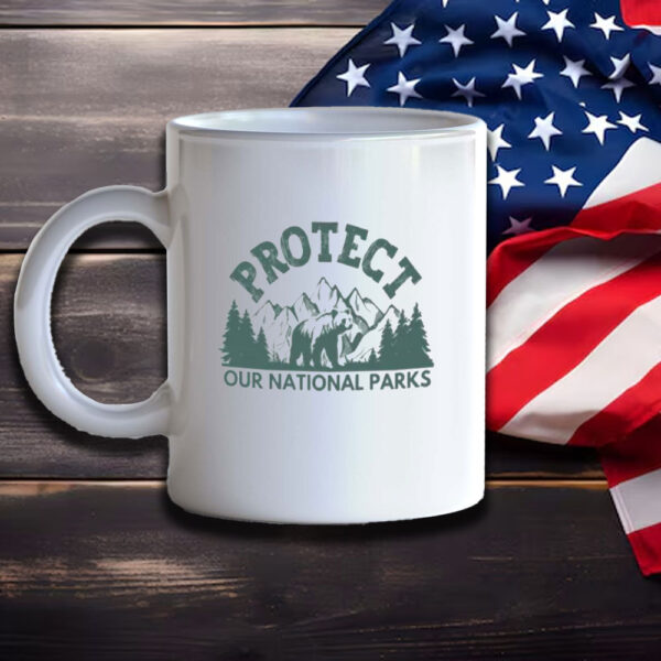 Protect Our National Parks Mug, Save Wildlife and Public Lands, Eco Activism Resist Mug