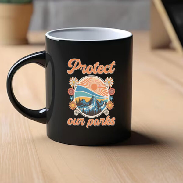 Protect Our National Parks Retro Mug, Resist And Persist Mug