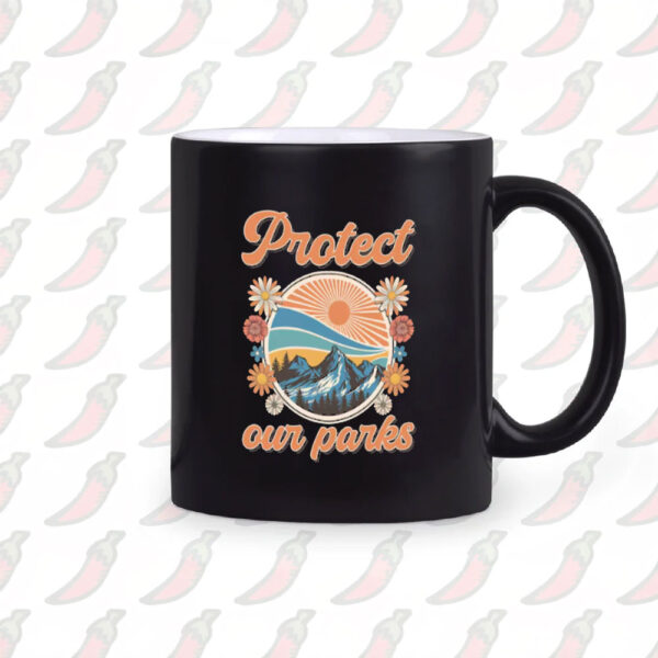 Protect Our National Parks Retro Mug, Resist And Persist Mug