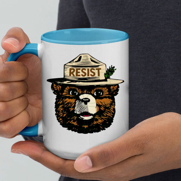 Protect Our National Parks, Smokey The Bear Resist Mug