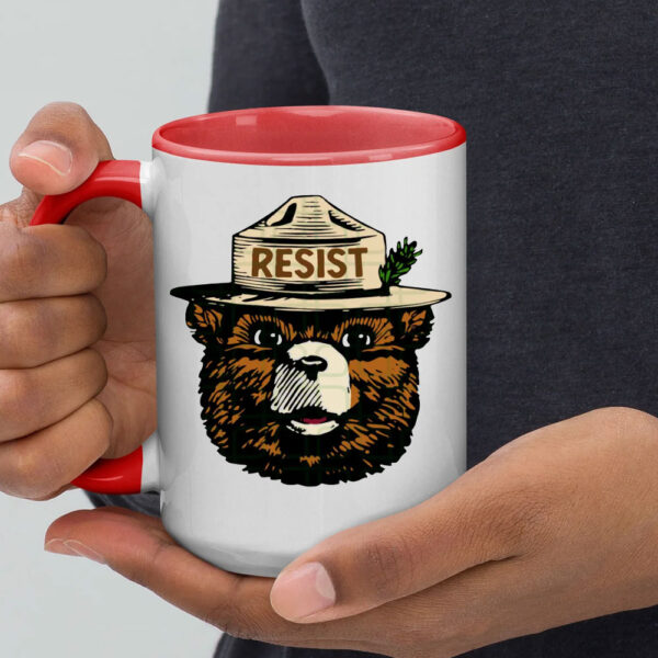 Protect Our National Parks, Smokey The Bear Resist Mug