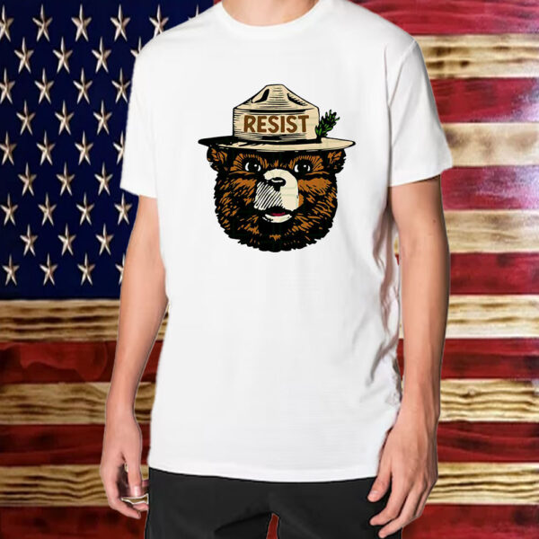 Protect Our National Parks, Smokey The Bear Resist T-Shirt