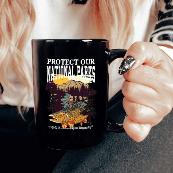 Protect Our National Parks, Wildlife Instant Nature Conservation Mug