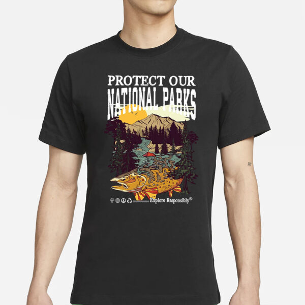 Protect Our National Parks, Wildlife Instant Nature Conservation T-Shirt