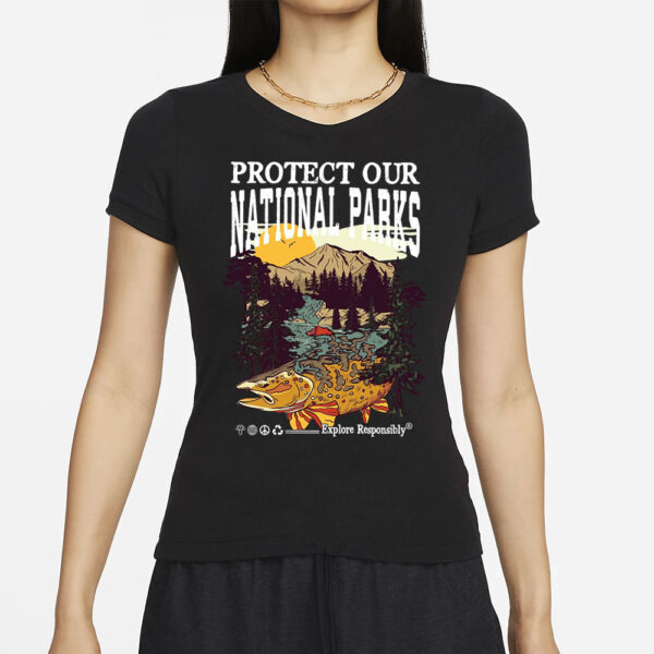 Protect Our National Parks, Wildlife Instant Nature Conservation T-Shirt