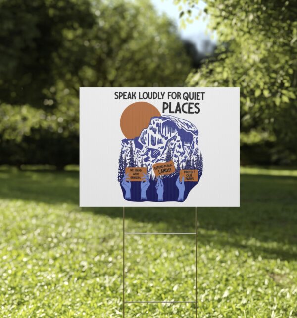 Protect Our Parks Yard Sign