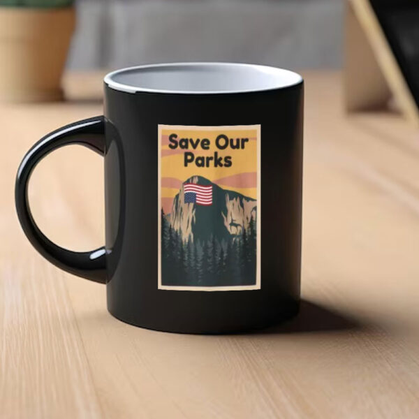 Save Our Parks Mug, El Capitan Distress Flag Mug