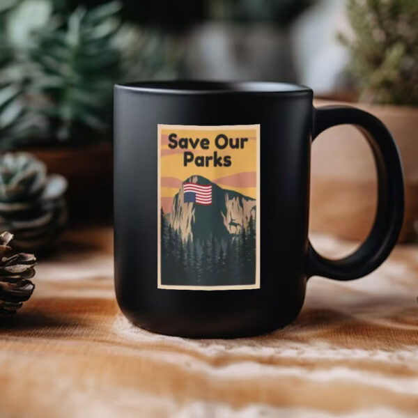 Save Our Parks Mug, El Capitan Distress Flag Mug