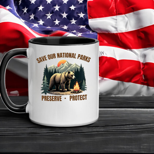 Save our National Parks Mug Anti Trump