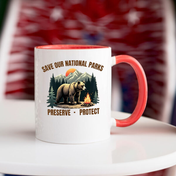 Save our National Parks Mug Anti Trump