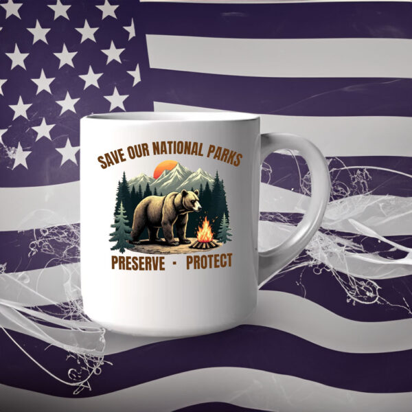 Save our National Parks Mug Anti Trump