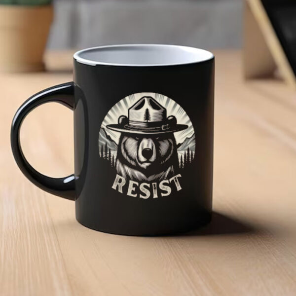 Smokey Bear Resist, National Park Protest Mug