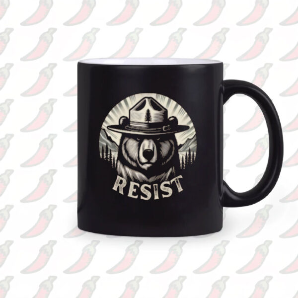 Smokey Bear Resist, National Park Protest Mug