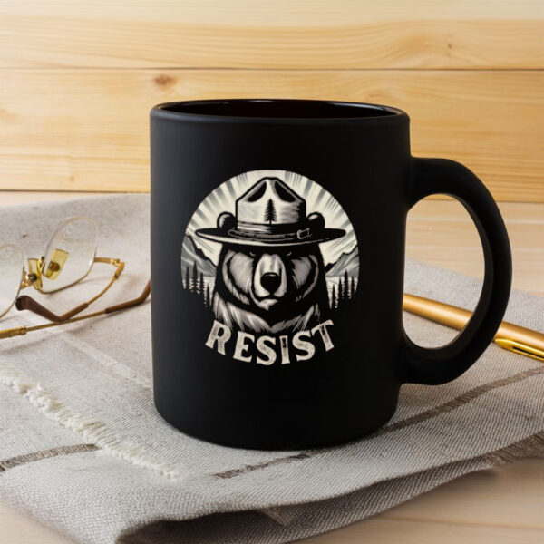 Smokey Bear Resist, National Park Protest Mug