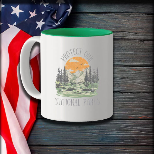 Vintage Protect Our National Parks Mug, Protect Our Parks Mug