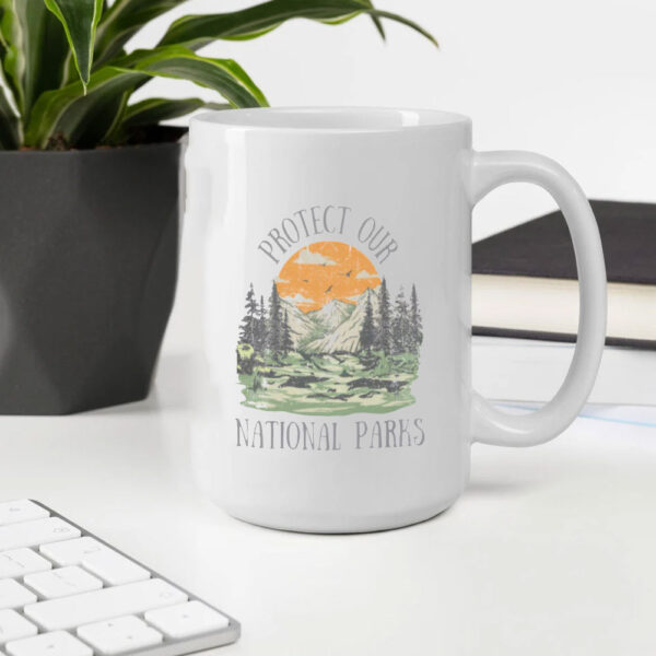 Vintage Protect Our National Parks Mug, Protect Our Parks Mug