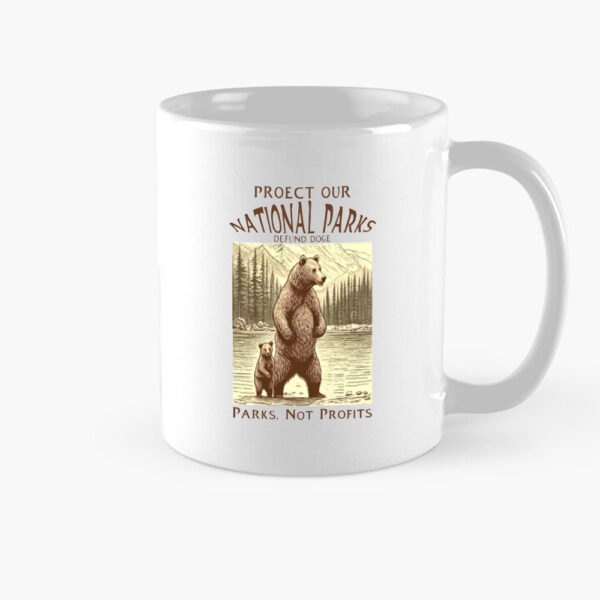 Vintage Protect Our National Parks Mug, Support National Parks Mug