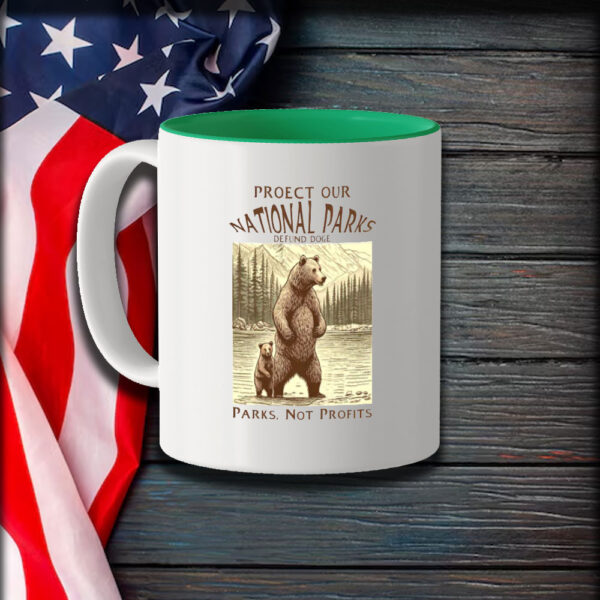 Vintage Protect Our National Parks Mug, Support National Parks Mug