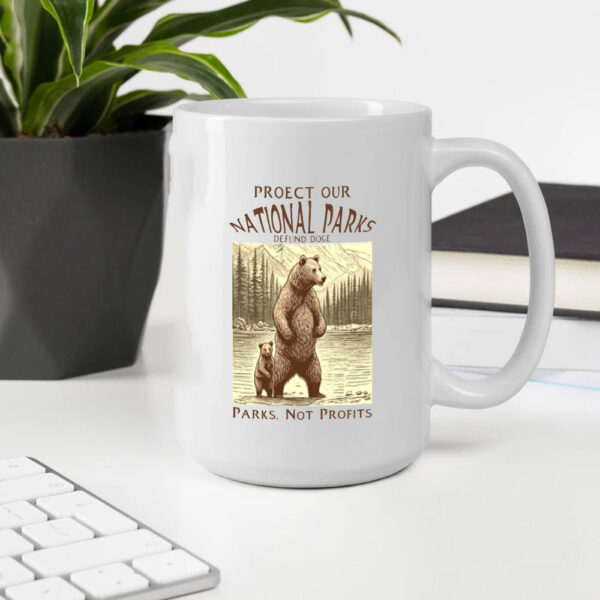 Vintage Protect Our National Parks Mug, Support National Parks Mug