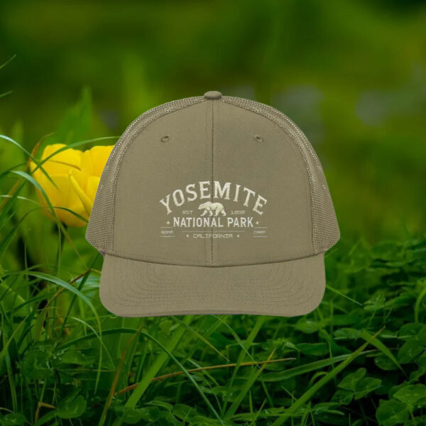 Yosemite National Park Embroidered Trucker Cap