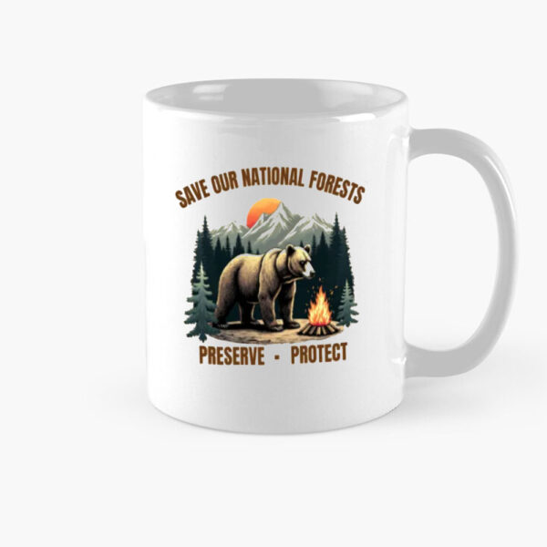 anti trump Mug for activist, Save our National Forests Mug